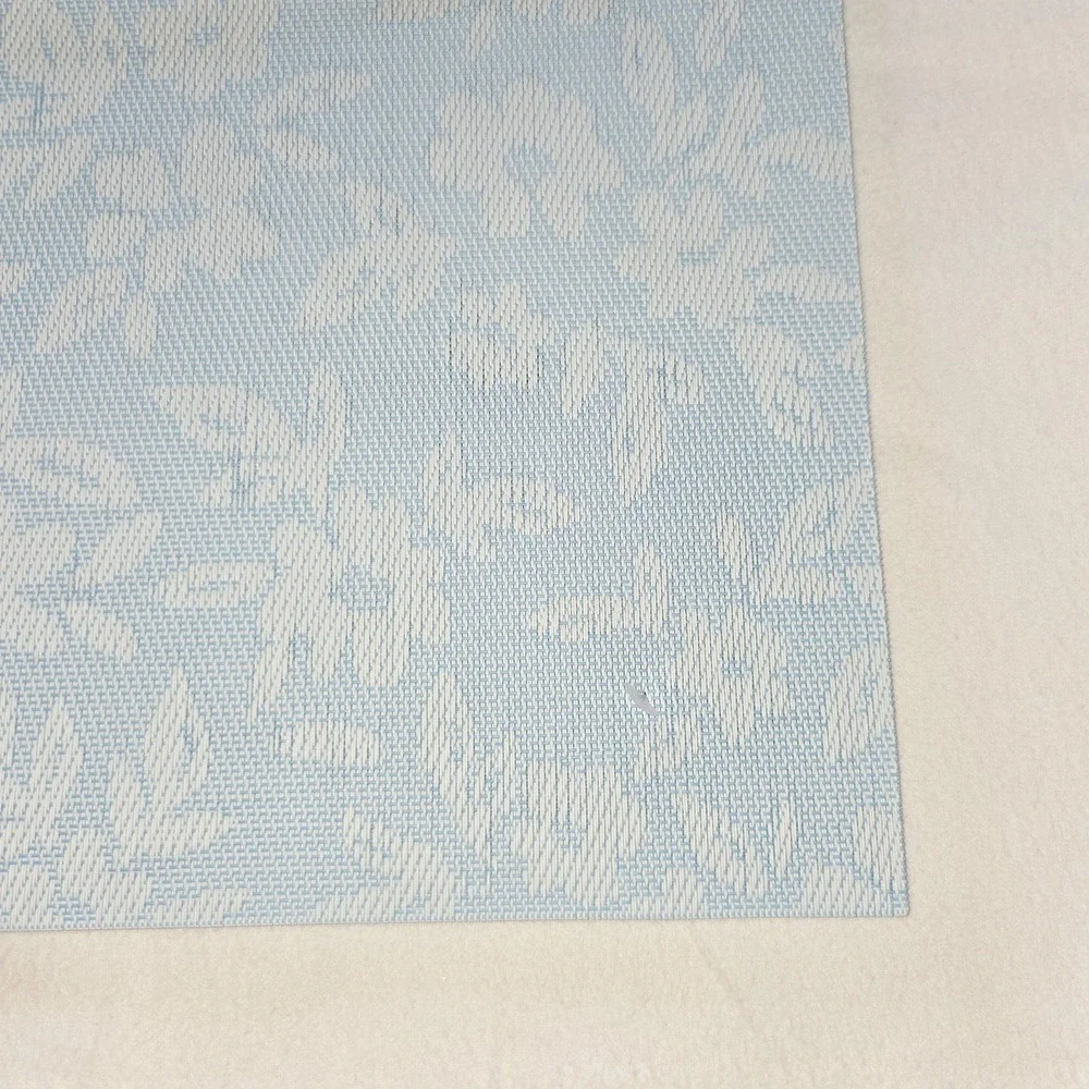 Homewear 8pc White‎ Blue Wildflower Placemats 12